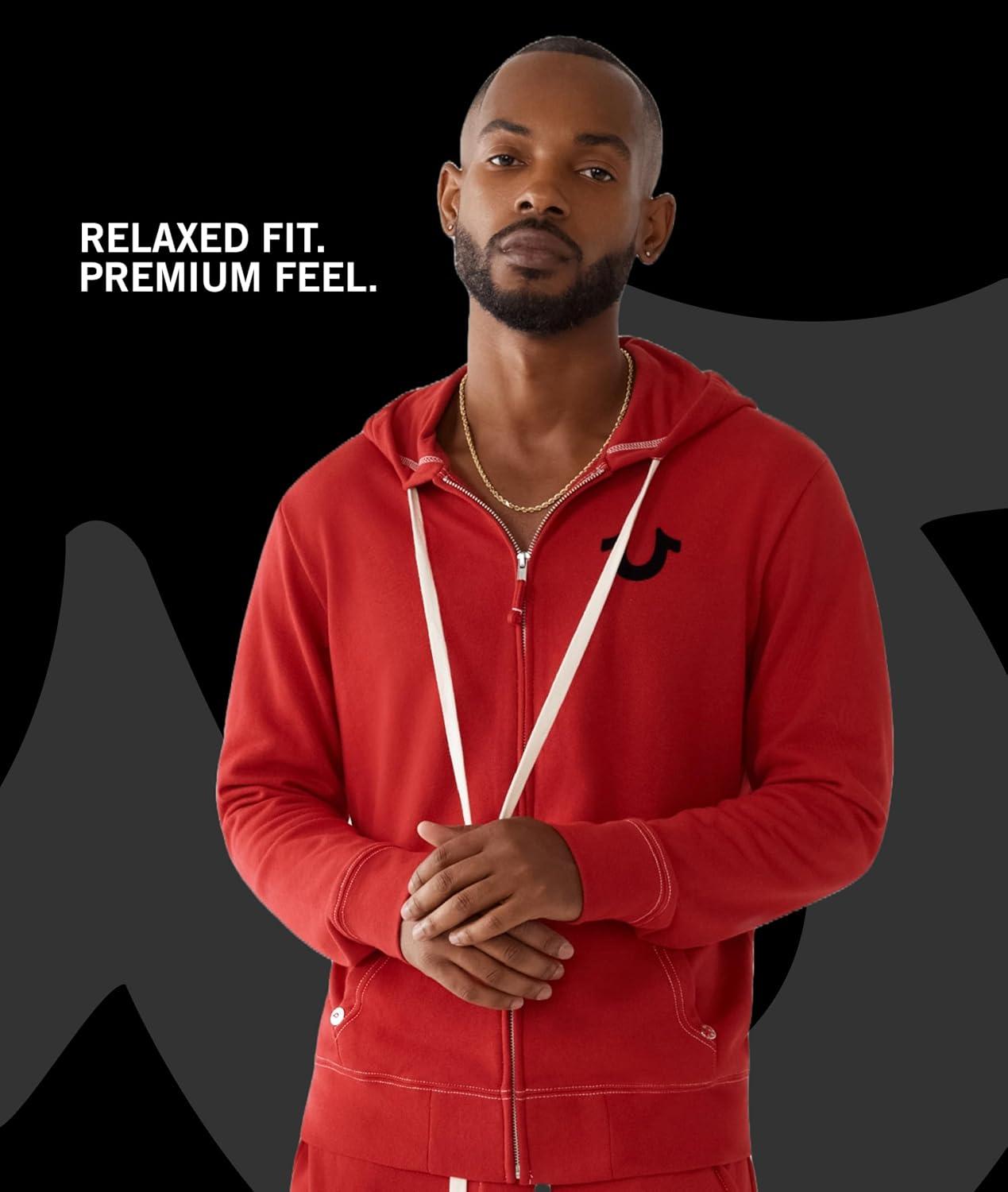 imageTrue Religion Mens Buddha Logo Zip Hoodie Hoodies for Men Mens Fashion Hoodies amp SweatshirtsOatmeal