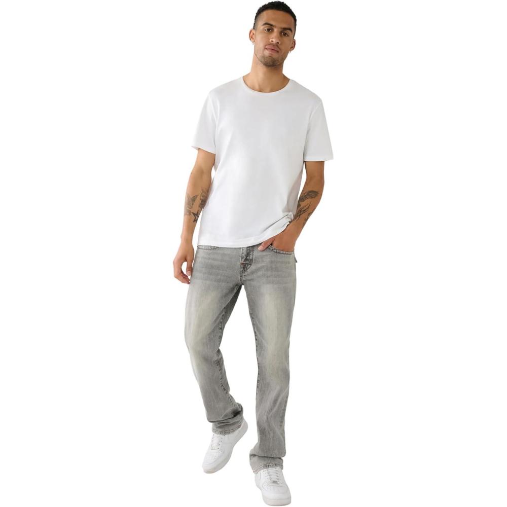 imageTrue Religion Mens Ricky Big T FlapGrail Grey