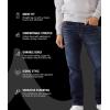 True Religion Men’s Ricky Straight Leg Jeans with Back Flap Pockets – Mens Jeans