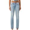 True Religion Women’s Becca Super T Bootcut Jean – Mid Rise Fit, Stretch Denim, Signature Super T Stitching