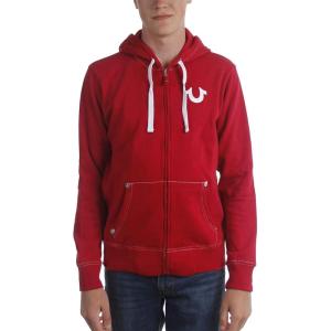 True Religion Men’s Buddha Logo Zip Hoodie – Hoodies for Men, Men’s Fashion Hoodies & Sweatshirts(Ruby Red)