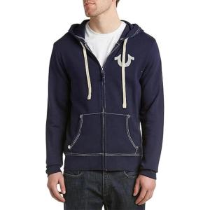 True Religion Men’s Buddha Logo Zip Hoodie – Hoodies for Men, Men’s Fashion Hoodies & Sweatshirts(True Navy)
