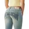 True Religion Women’s Becca Mid Rise Bootcut Jeans – Stretch Denim with Clean Finish & Classic Horseshoe Back Pockets