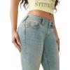 True Religion Women’s Becca Mid Rise Bootcut Jeans – Stretch Denim with Clean Finish & Classic Horseshoe Back Pockets