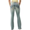 True Religion Women’s Becca Mid Rise Bootcut Jeans – Stretch Denim with Clean Finish & Classic Horseshoe Back Pockets