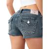 True Religion Women’s Joey Lr Short Big T Flap(Carefree Flame)