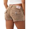 True Religion Women’s Joey Lr Short Big T Flap(Golden Fern)