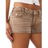 True Religion Women’s Joey Lr Short Big T Flap(Golden Fern)
