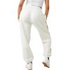 True Religion Crystal Box Boyfriend Jogger Pant, Winter White, XL