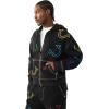 True Religion Men’s Super T Boxy Zip Hoodie – Split Kangaroo Pockets