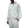 True Religion Men’s Super T Boxy Zip Up(Heather Grey)
