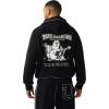 True Religion Men’s Super T Boxy Zip Up(Jet Black)