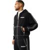 True Religion Men’s Super T Boxy Zip Up(Jet Black)