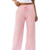 True Religion Women’s Branded Applique Wide Leg Pant – Cozy Cotton Blend Lounge Sweatpants(Fairytale)