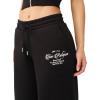 True Religion Women’s Crystal Baggy Jogger – Baggy Fit Sweatpants with Crystal Script Logo & Drawstring Waist