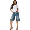 True Religion Women’s Crystal Buddha Baby Tee – Cropped Cotton Stretch T-Shirt with Rhinestone Back Logo(Optic White)