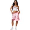 True Religion Women’s Crystal Wing Ribbed Tube Top – Stretch Rib Knit, Strapless Fit, Crystal Wing Design(Optic White)
