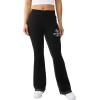 True Religion Women’s Mid Rise Big T Bootcut Jean – Fairytale(Jet Black)