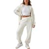 True Religion Crystal Box Boyfriend Jogger Pant, Winter White, XL