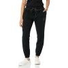 True Religion Lurex Big T Stitch Mid Rise Fleece Jogger, Jet Black, M