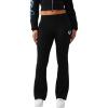 True Religion Women’s Branded Bootcut Pant – Mid-Rise Fit, Fading Details(Jet Black)