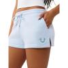 True Religion Women’s Embroidered Lounge Shorts(Cashmere Blue)