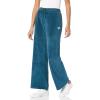True Religion Womens Velour Wide Leg Sweatpant