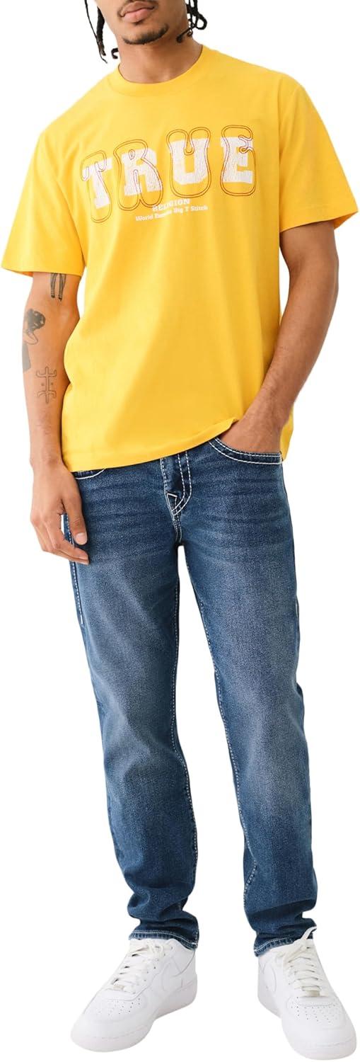 imageTrue Religion Mens Geno Big T Flap Slim FitMedium Blustery Wash