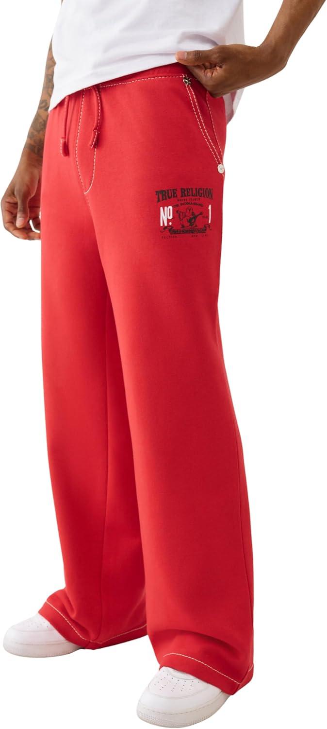 imageTrue Religion Mens NO1 Baggy Big T SweatpantsTrv Red