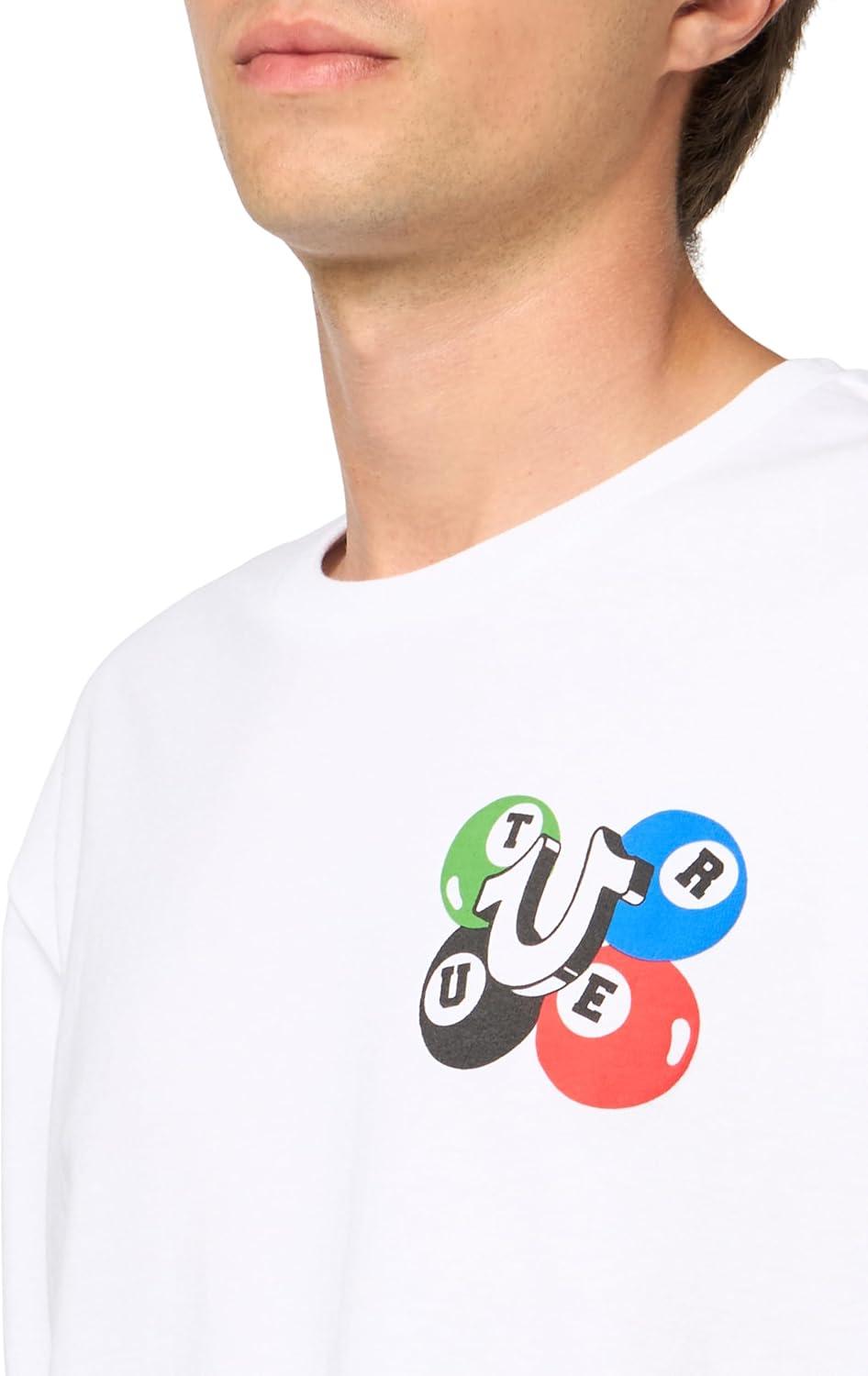 imageTrue Religion Mens Relaxed Billards TeeOptic White