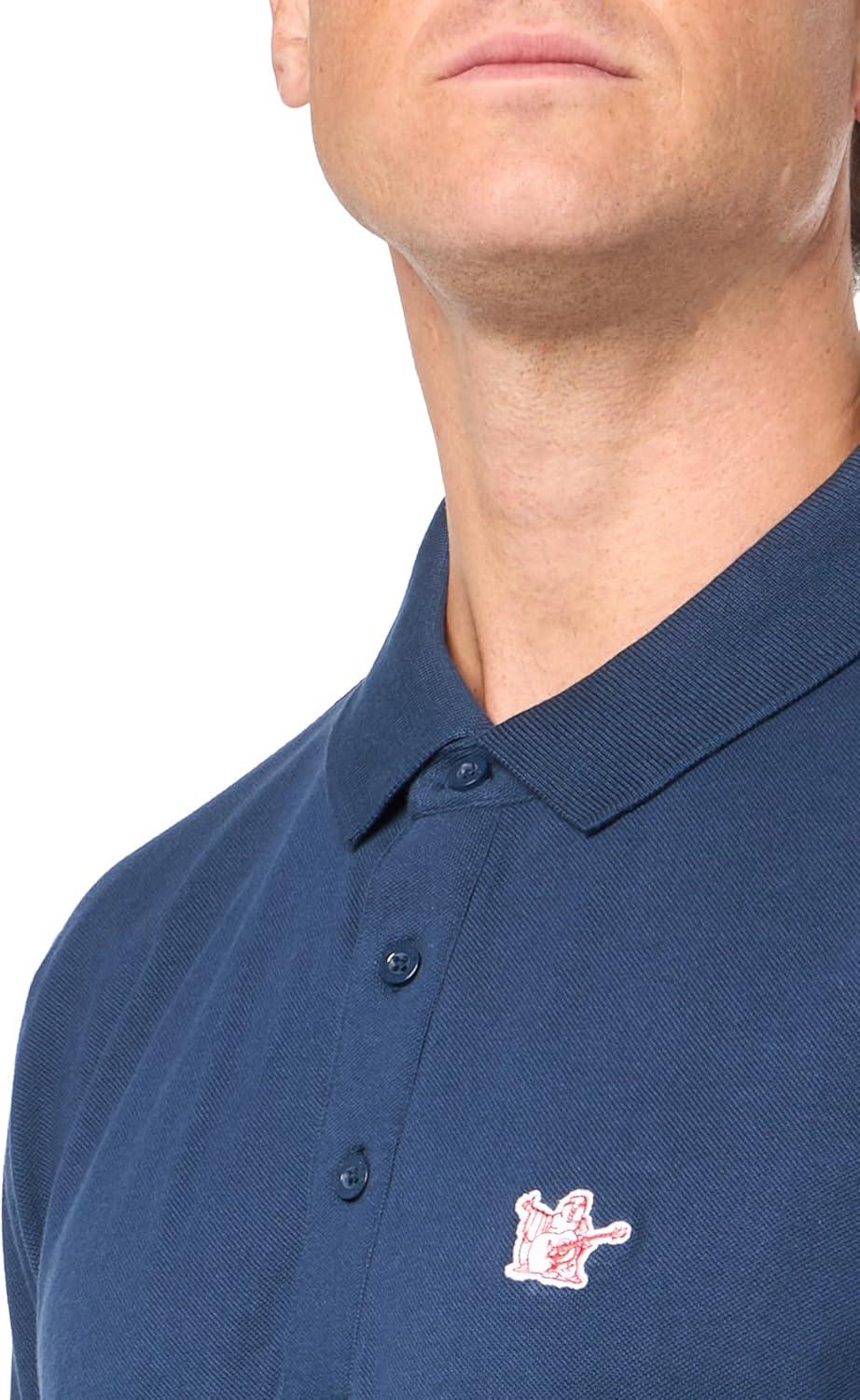 imageTrue Religion Mens Relaxed Buddha Patch PoloDress Blue