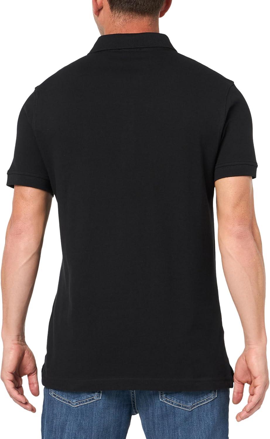 imageTrue Religion Mens Relaxed Buddha Patch PoloJet Black