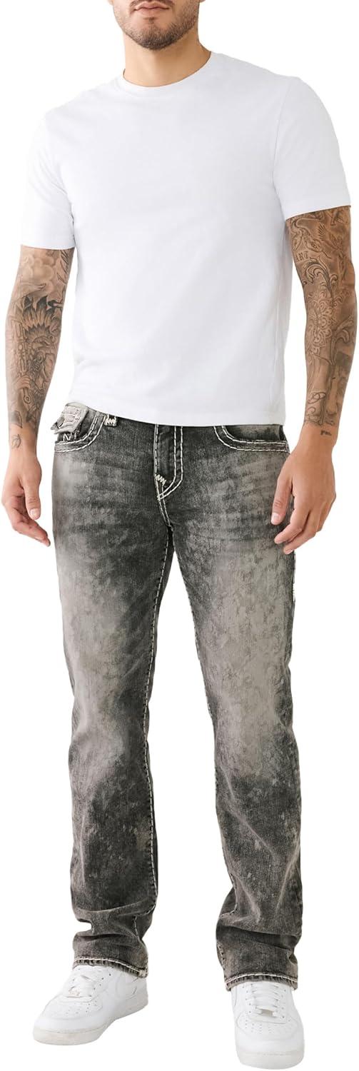 imageTrue Religion Mens Ricky Super T Nf Rope HsGreymouth Wash