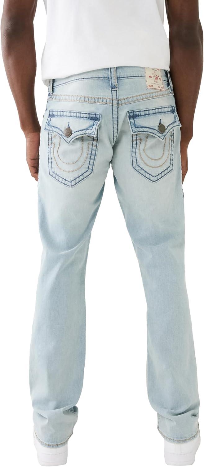 imageTrue Religion Mens Ricky Super T Nf Rope HsKolari Light Wash