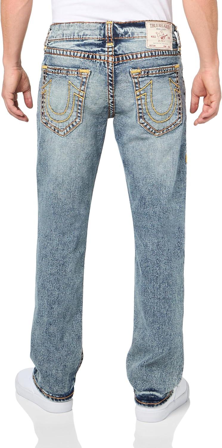 imageTrue Religion Mens Ricky Super T Nf Rope HsMykonos Medium Wash