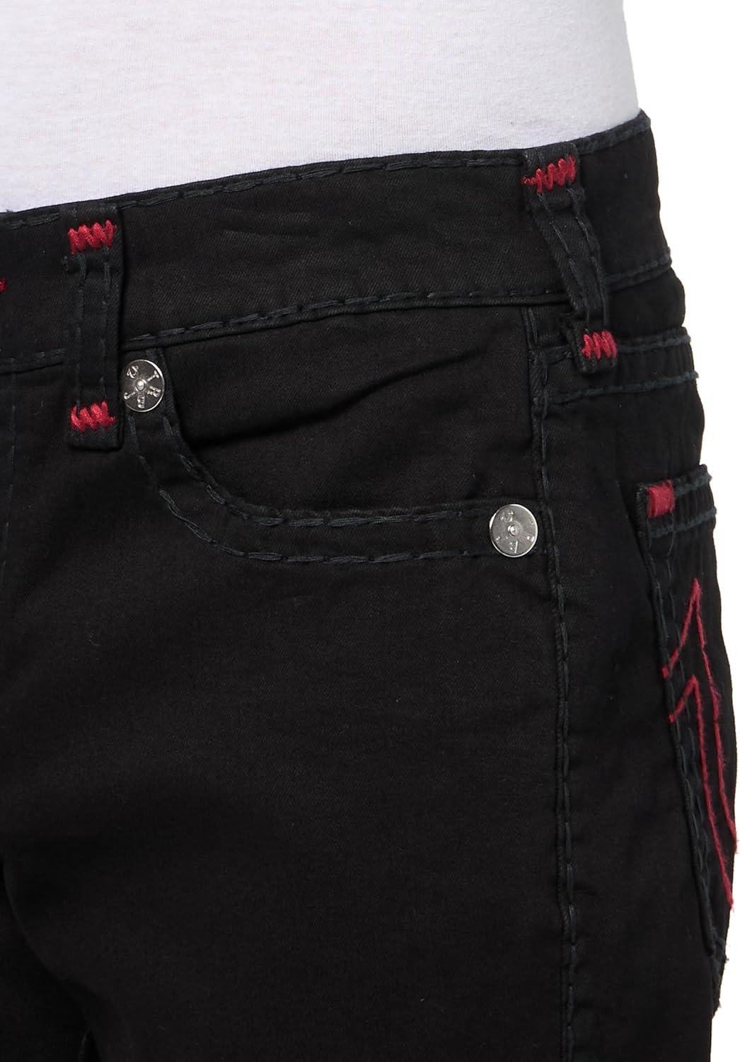 imageTrue Religion Mens Ricky Super T Nf Rope HsRinse Black
