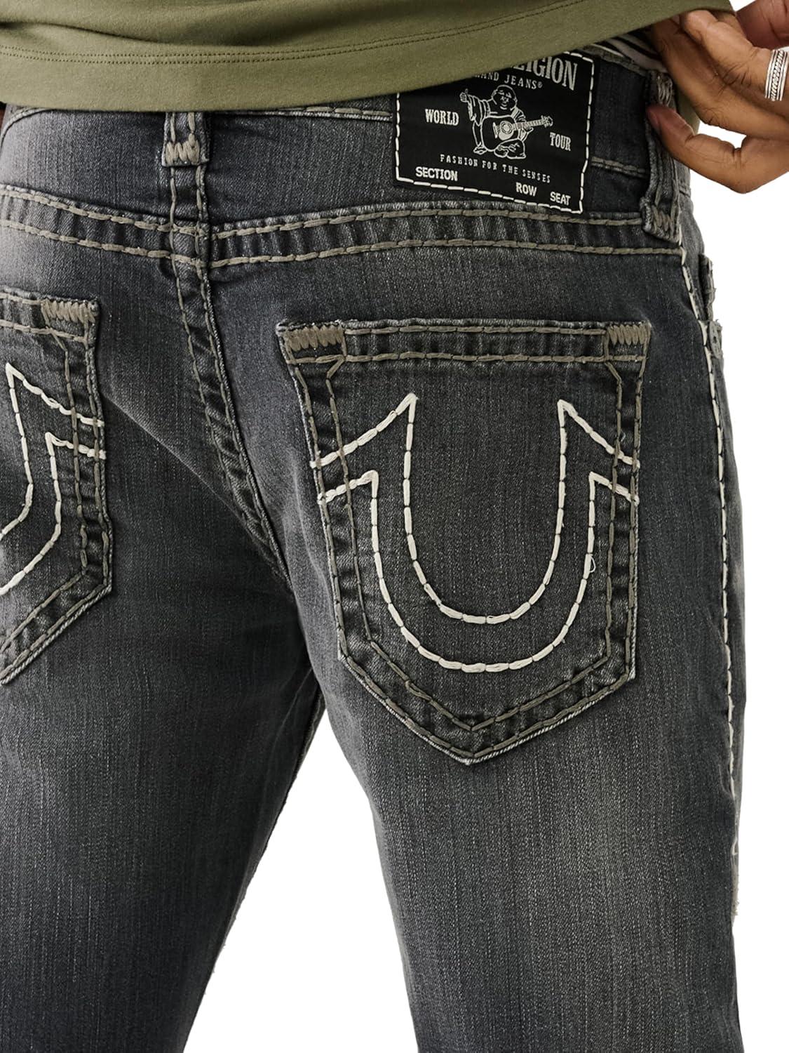imageTrue Religion Mens Ricky Super T Nf Rope HsTahoe Black