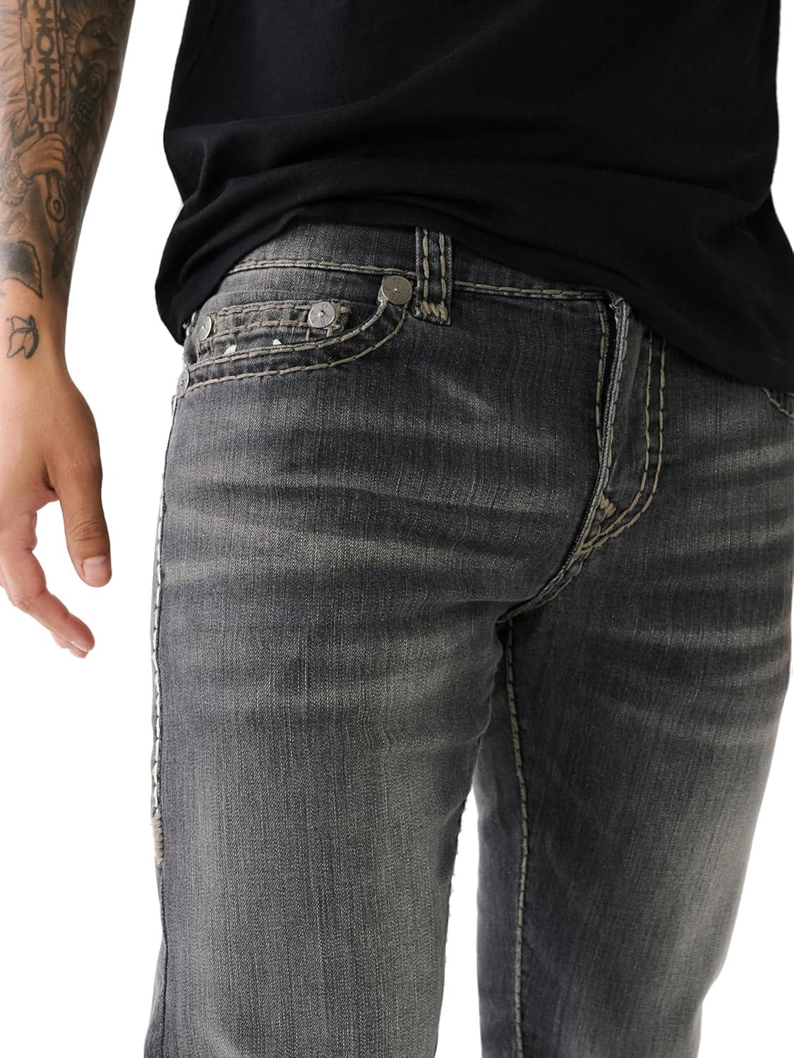 imageTrue Religion Mens Ricky Super T Nf Rope HsTahoe Black