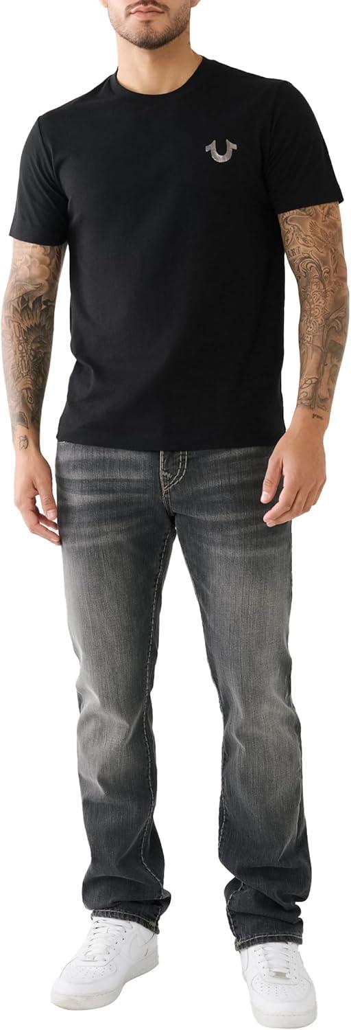 imageTrue Religion Mens Ricky Super T Nf Rope HsTahoe Black
