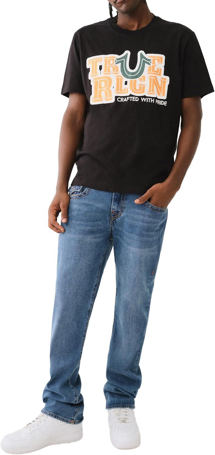 imageTrue Religion Mens Ss High Density TeeJet Black