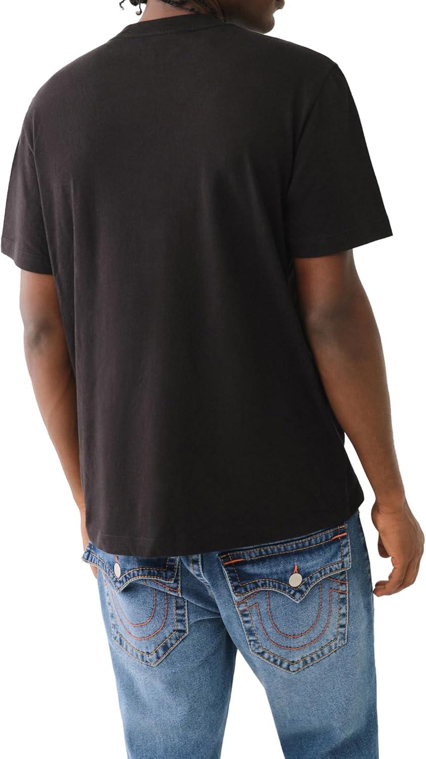 imageTrue Religion Mens Ss High Density TeeJet Black
