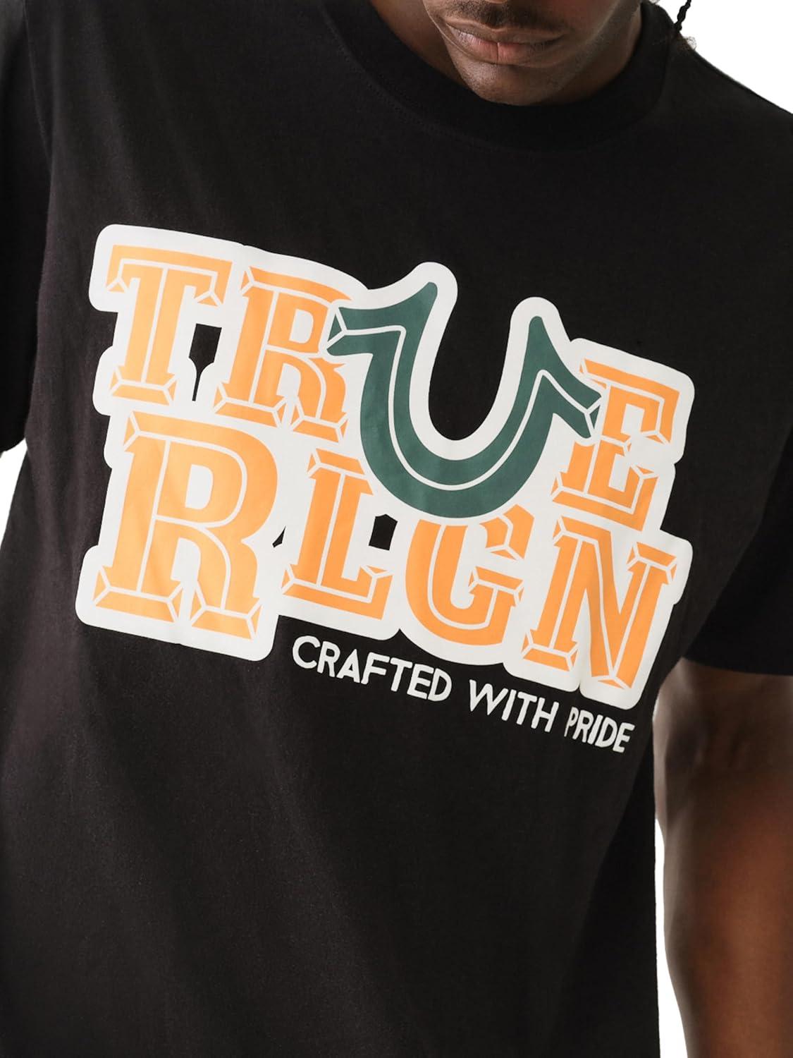imageTrue Religion Mens Ss High Density TeeJet Black