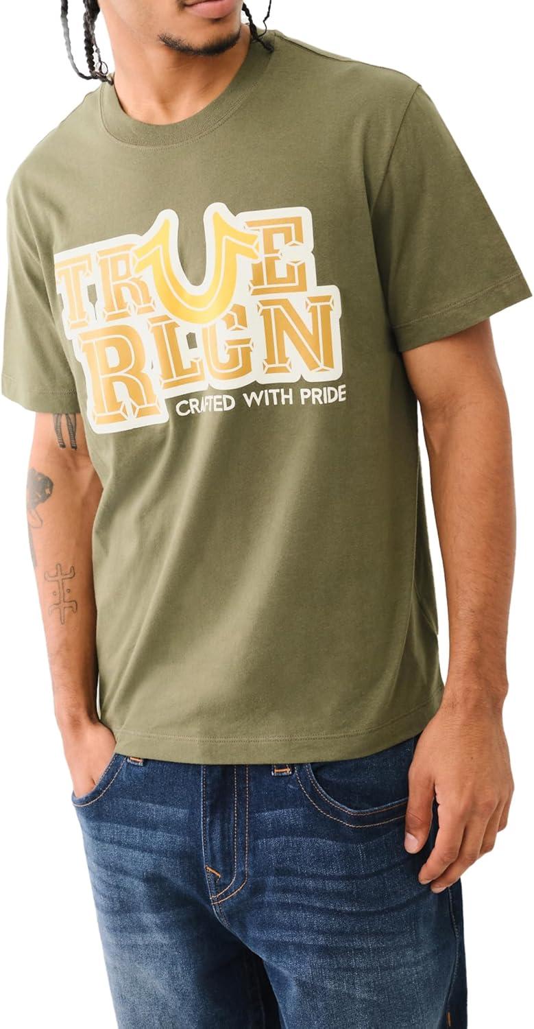 imageTrue Religion Mens Ss High Density TeeKalamata