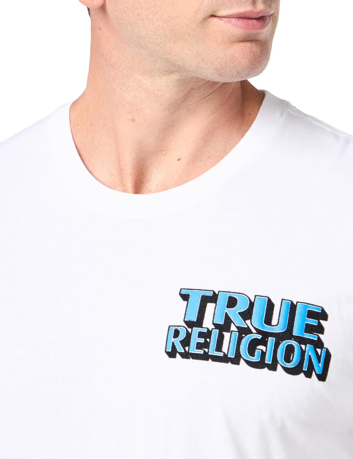 imageTrue Religion Mens Ss Station TeeOptic White