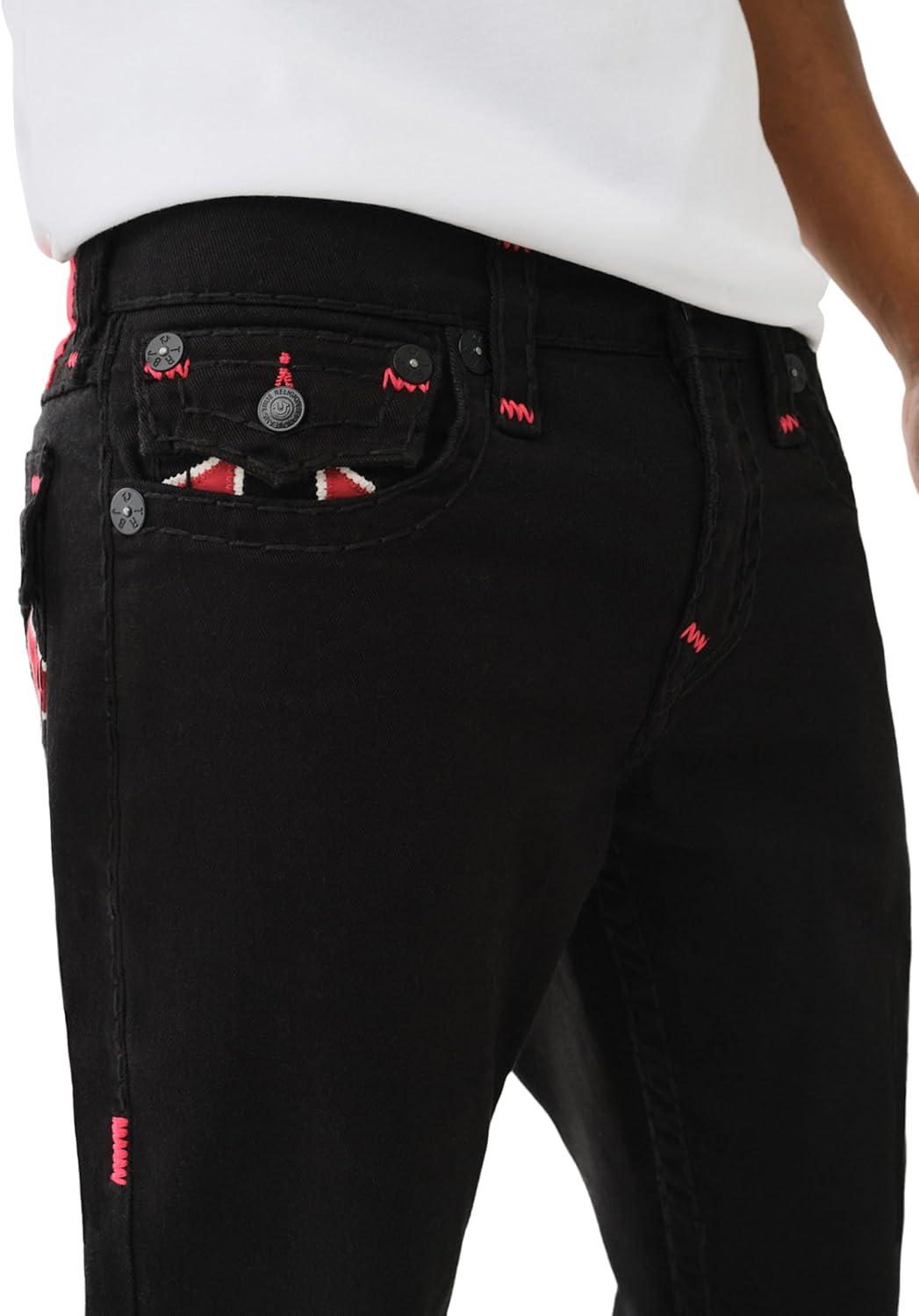 imageTrue Religion Mens Super T Ricky FlapBlack Rinse