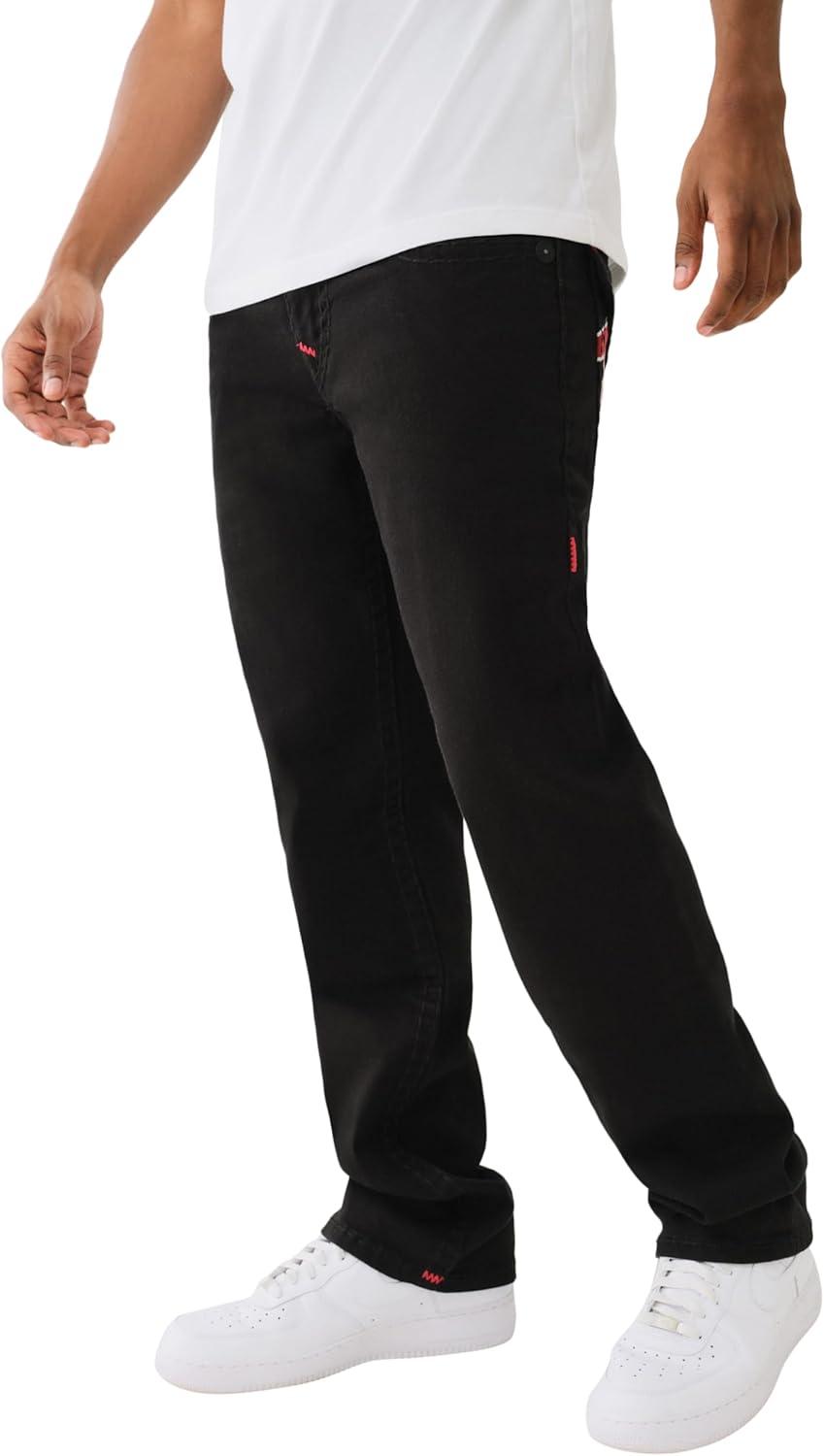 imageTrue Religion Mens Super T Ricky FlapBlack Rinse