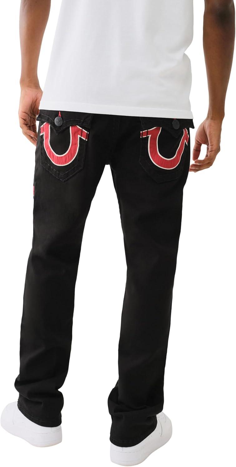 imageTrue Religion Mens Super T Ricky FlapBlack Rinse