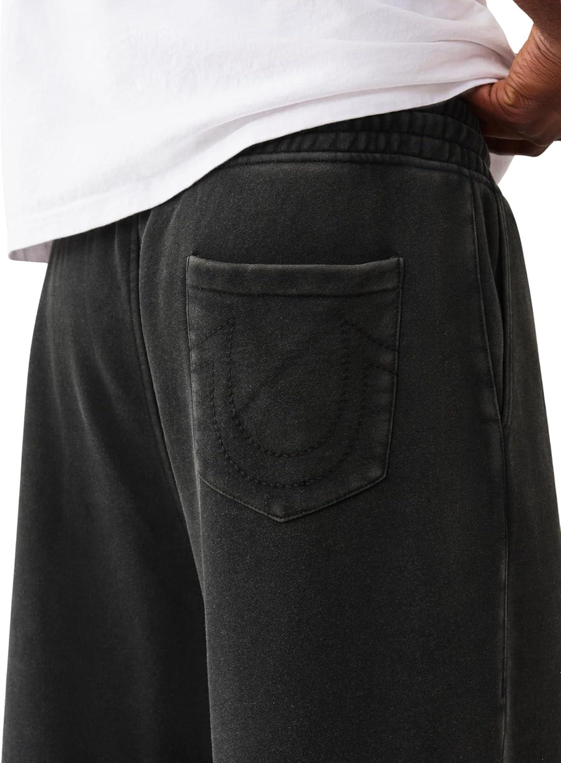 imageTrue Religion Mens Tiger Baggy Vintage SweatpantsJet Black