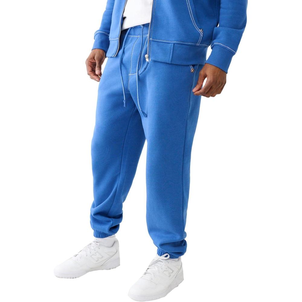 imageTrue Religion Mens Big T JoggerPacific Blue