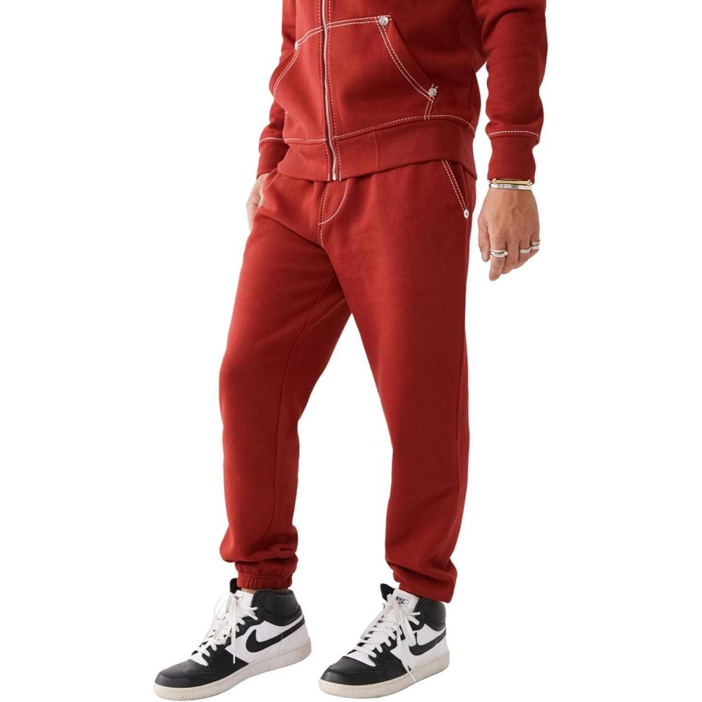 imageTrue Religion Mens Big T JoggerRed Dahlia
